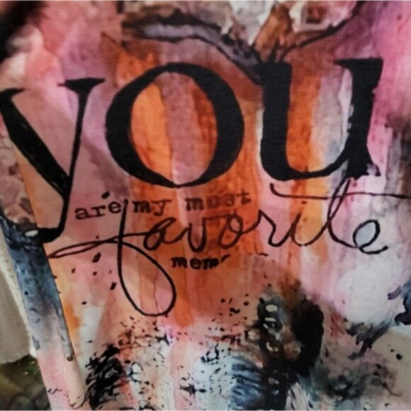 Pixie Lady XL Lounge Graphic Dress Art to Wear - Picture 4 of 7